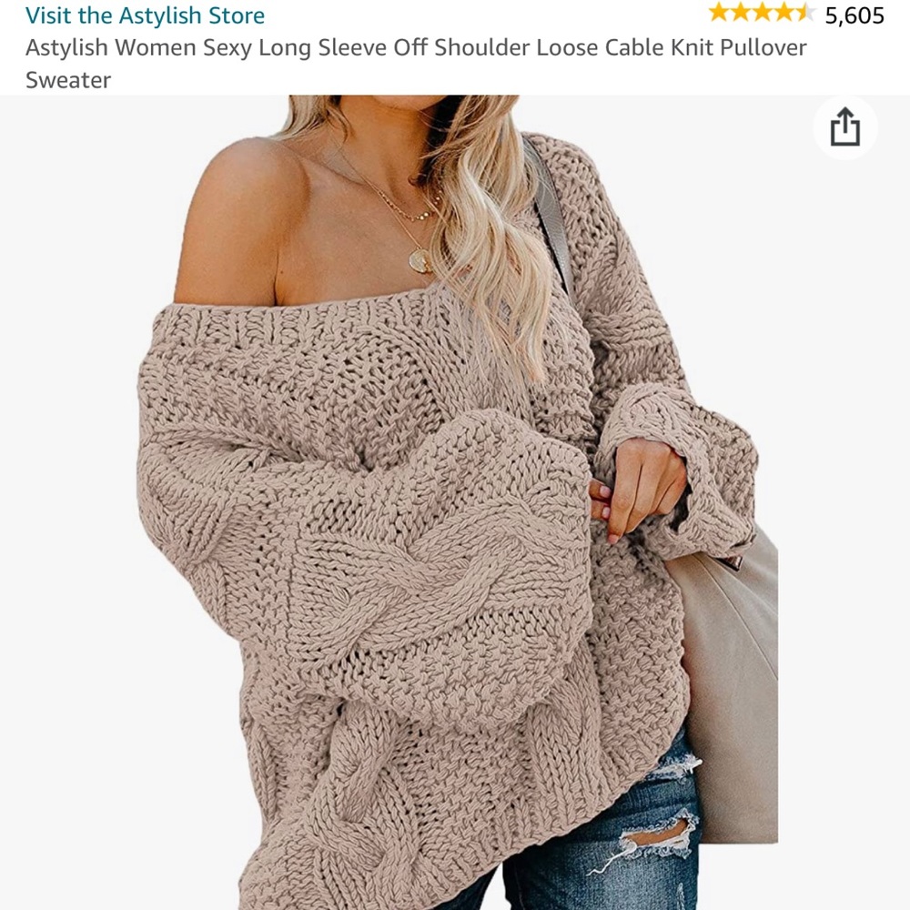 Amazon chunky cable knit - Picture 2 of 2